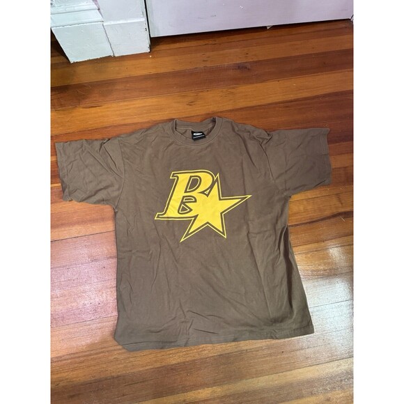 BLACKTAILOR B Star Logo Shirt "Brown Yellow" BKTLife STEM Tee - Mens Medium - Picture 2 of 9